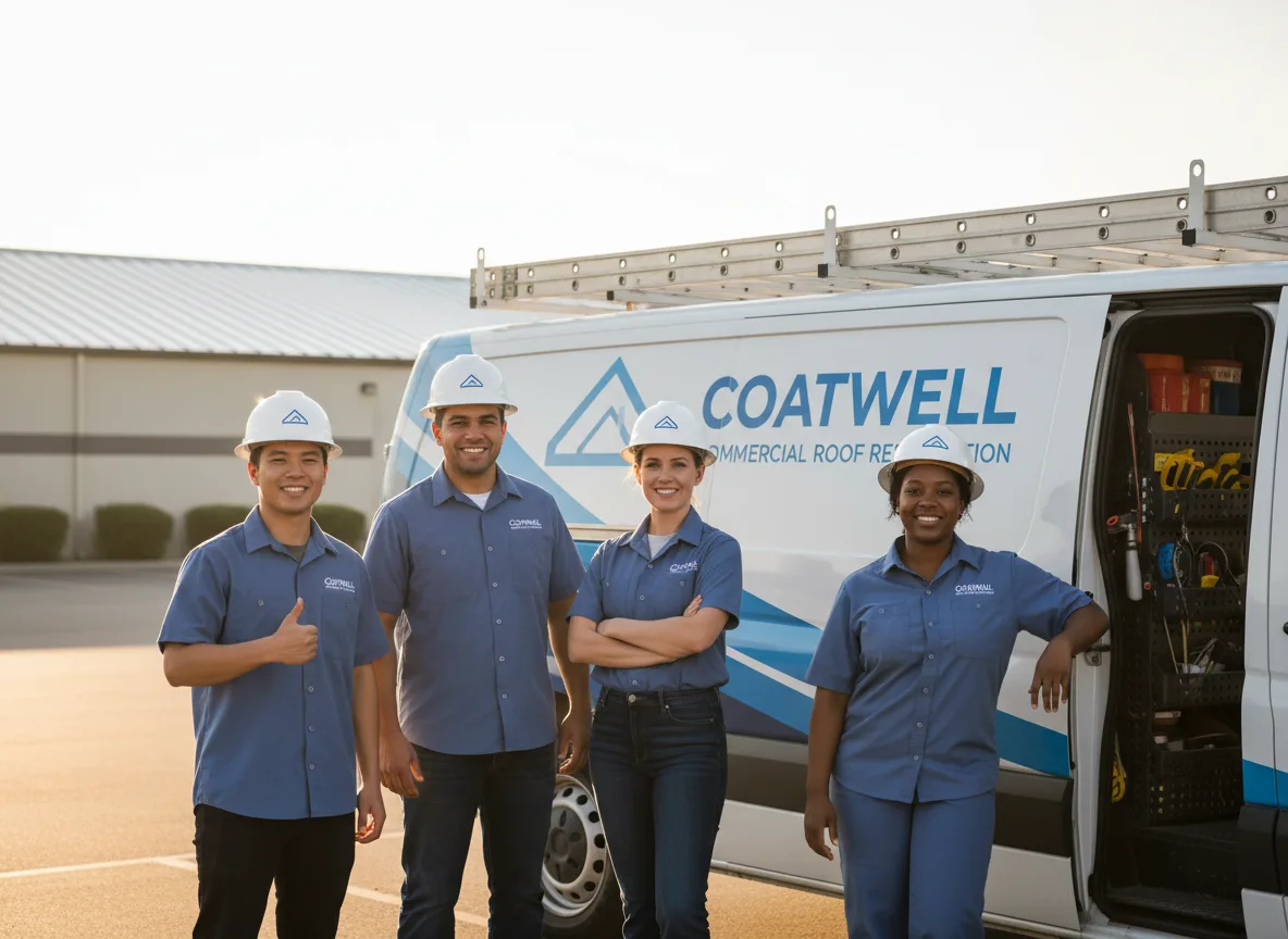 Commercial roof coating company in Crane, OR